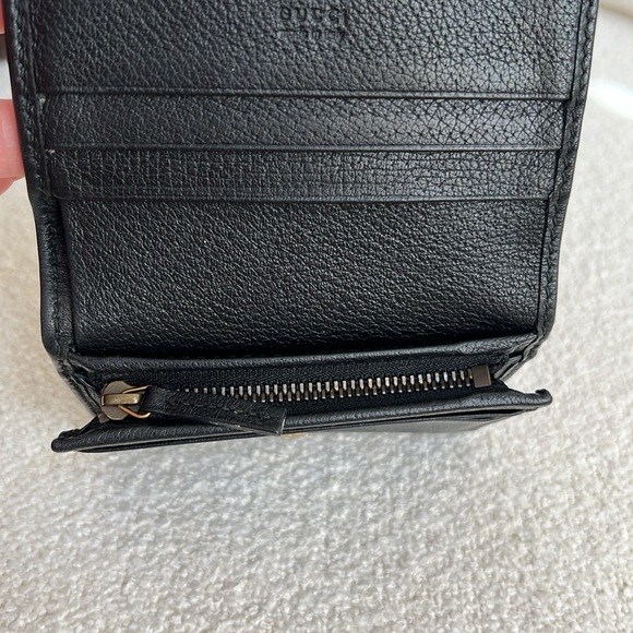 ⭐️RARE⭐️GUCCI GG Marmont Rhinestone Compact Wallet 49978 ✨LIMITED EDITION ✨ - Picture 9 of 16